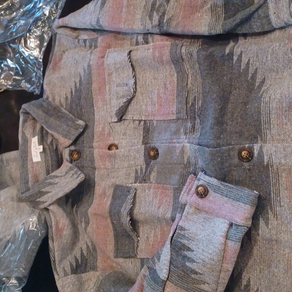 Aztec Patterned Women's Jacket - Picture 13 of 13